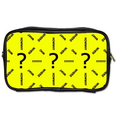 Crime Investigation Police Toiletries Bag (two Sides)