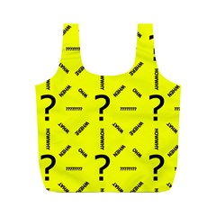 Crime Investigation Police Full Print Recycle Bag (m) by Alisyart