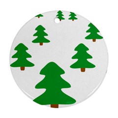 Christmas Tree Holidays Ornament (round) by Alisyart