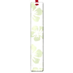 Hibiscus Green Pattern Plant Large Book Marks