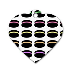 Cookies Moon Pies Dog Tag Heart (one Side) by Alisyart