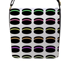 Cookies Moon Pies Flap Closure Messenger Bag (l)