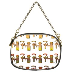 Cowboy Lasso Cactus Western Chain Purse (two Sides)