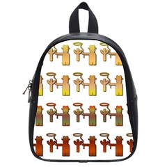 Cowboy Lasso Cactus Western School Bag (small) by Alisyart