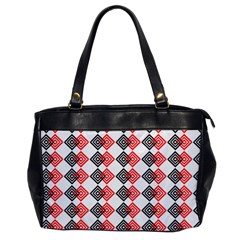 Backdrop Plaid Oversize Office Handbag by Alisyart