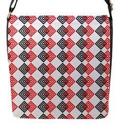 Backdrop Plaid Flap Closure Messenger Bag (s)