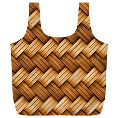 Basket Fibers Basket Texture Braid Full Print Recycle Bag (xl) by Alisyart