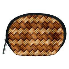 Basket Fibers Basket Texture Braid Accessory Pouch (medium)