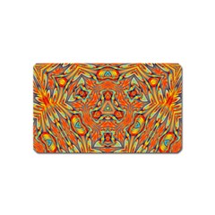 Kaleidoscope Background Mandala Magnet (name Card) by Alisyart