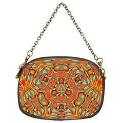 Kaleidoscope Background Mandala Chain Purse (one Side)