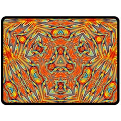 Kaleidoscope Background Mandala Fleece Blanket (large) 