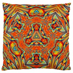 Kaleidoscope Background Mandala Large Cushion Case (one Side) by Alisyart