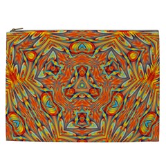 Kaleidoscope Background Mandala Cosmetic Bag (xxl) by Alisyart