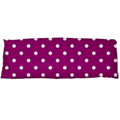 Polka Dots In Purple Body Pillow Case Dakimakura (two Sides) by WensdaiAmbrose