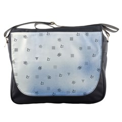 Simple Minimal Shapes Brushes Design Messenger Bag
