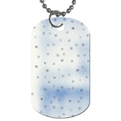 Simple Minimal Shapes Brushes Design Dog Tag (two Sides) by LoolyElzayat