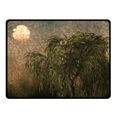 Willow At Sunset Fleece Blanket (small)