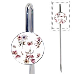 Purple Flowers Bring Cold Showers Book Mark by WensdaiAmbrose