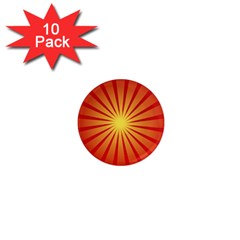 Sunburst Sun 1  Mini Magnet (10 Pack)  by Alisyart