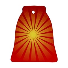 Sunburst Sun Bell Ornament (two Sides) by Alisyart