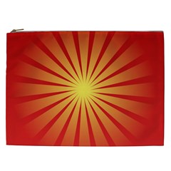 Sunburst Sun Cosmetic Bag (xxl) by Alisyart