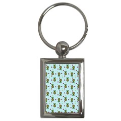 Pineapple Watermelon Fruit Lime Key Chains (rectangle) 