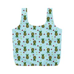 Pineapple Watermelon Fruit Lime Full Print Recycle Bag (m)