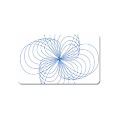 Spirograph Pattern Drawing Magnet (name Card) by Alisyart