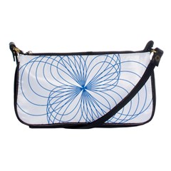 Spirograph Pattern Drawing Shoulder Clutch Bag by Alisyart