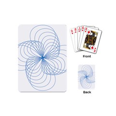 Spirograph Pattern Drawing Playing Cards (mini) by Alisyart