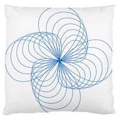 Spirograph Pattern Drawing Standard Flano Cushion Case (one Side)