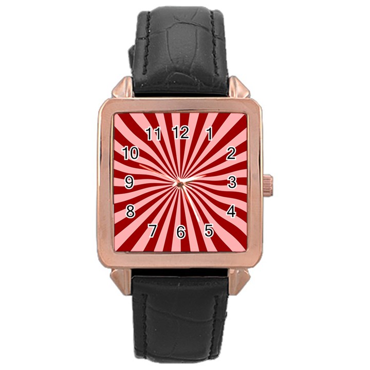 The Ringmaster Rose Gold Leather Watch 