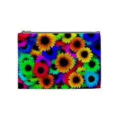 Sunflower Colorful Cosmetic Bag (medium)