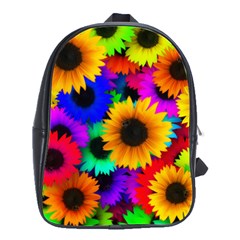 Sunflower Colorful School Bag (large)