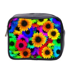 Sunflower Colorful Mini Toiletries Bag (two Sides)