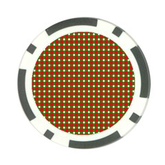 Lumberjack Plaid Buffalo Plaid Green Red Poker Chip Card Guard (10 Pack) by Mariart