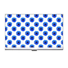 Sunflower Digital Paper Blue Business Card Holder