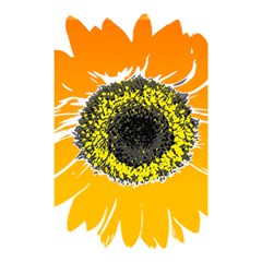 Sunflower Flower Yellow Orange Shower Curtain 48  X 72  (small)  by Mariart