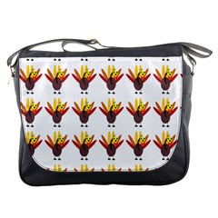 Turkey Thanksgiving Background Messenger Bag