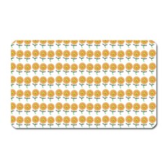 Sunflower Wrap Magnet (rectangular) by Mariart