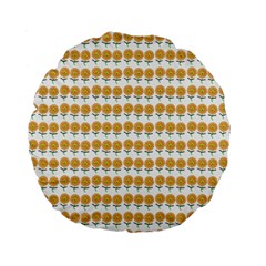 Sunflower Wrap Standard 15  Premium Flano Round Cushions by Mariart