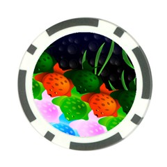 Pattern Fishes Escher Poker Chip Card Guard (10 Pack)