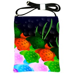 Pattern Fishes Escher Shoulder Sling Bag