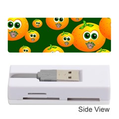 Seamless Orange Pattern Memory Card Reader (stick)