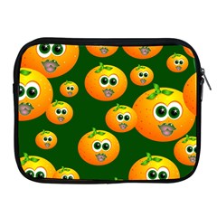 Seamless Orange Pattern Apple Ipad 2/3/4 Zipper Cases by Mariart