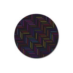 Lines Line Background Magnet 3  (round) by Alisyart