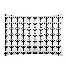 Strongman Background Gym Pillow Case by Alisyart