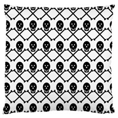 Skull Crossbones Pirate Backdrop Large Cushion Case (two Sides) by Alisyart