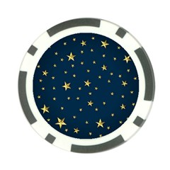 Stars Night Sky Background Space Poker Chip Card Guard