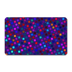 Squares Square Background Abstract Magnet (rectangular)
